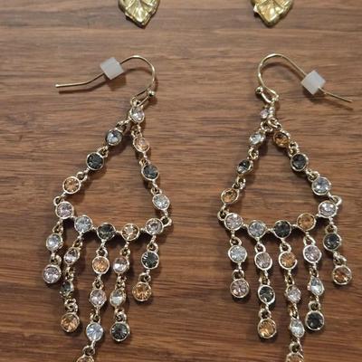 Rose Gold Tone Earrings and Gold Tone Earrings