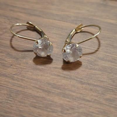 (3) Gold Tone Earrings