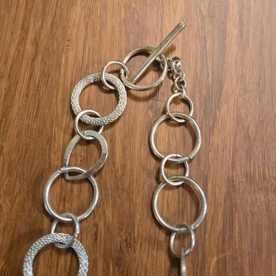 (2) Silver Tone Necklaces
