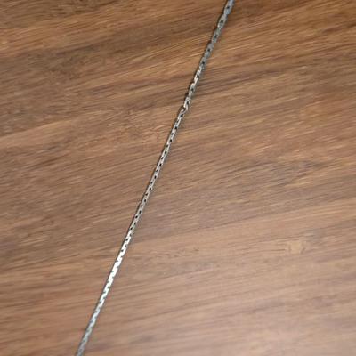 (3) Glass Pendants and Silver Tone Necklace