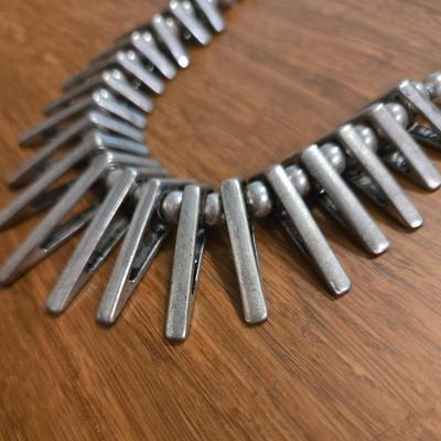 (2) Silver Tone Necklaces