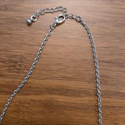 (2) Silver Tone Necklaces