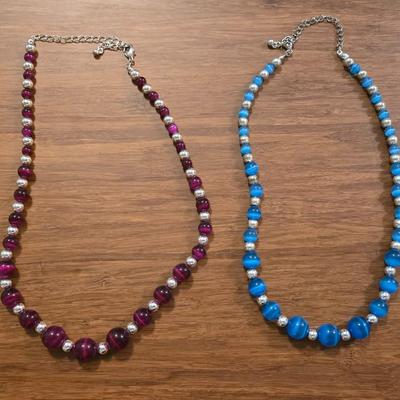 Cat's Eye Beaded Necklaces