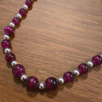 Cat's Eye Beaded Necklaces