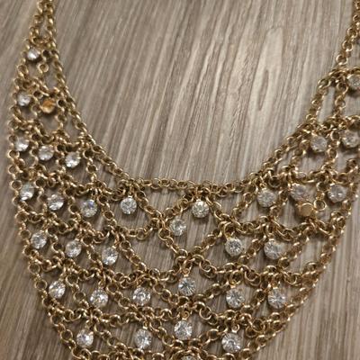 (2) Gold Tone Necklaces