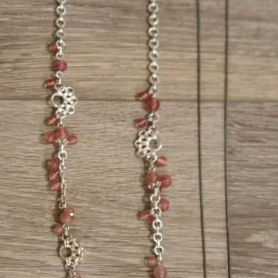 (2) Silver Tone Necklaces