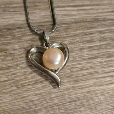 (2) Silver Tone Necklaces
