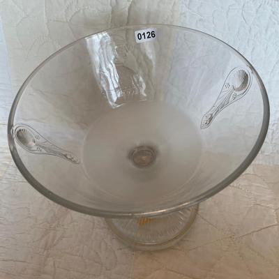 Glass pedestal Bowl
