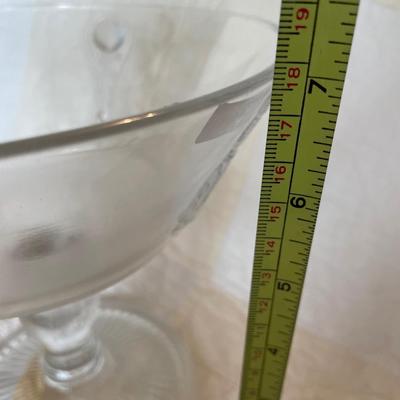 Glass pedestal Bowl