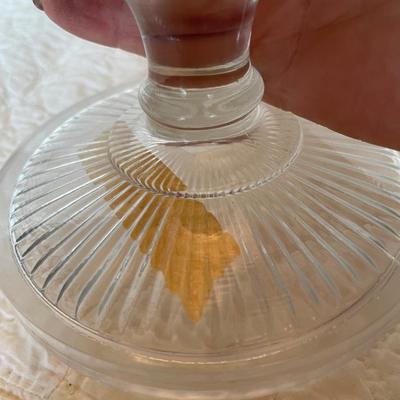 Glass pedestal Bowl