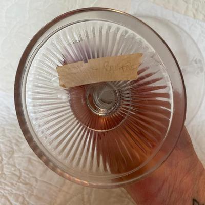Glass pedestal Bowl