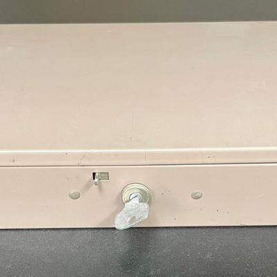 Lockable Metal Box Cash Box