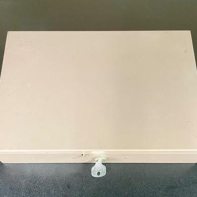 Lockable Metal Box Cash Box