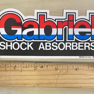 Vintage Automotive Equipment Sticker: Gabriel Shock Absorbers