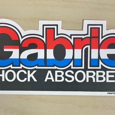 Vintage Automotive Equipment Sticker: Gabriel Shock Absorbers