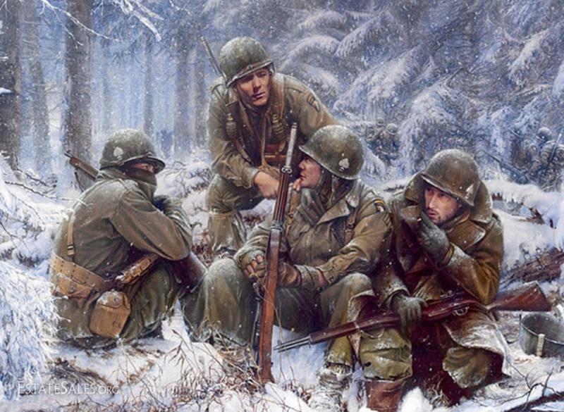 World War 2 Military Art Print