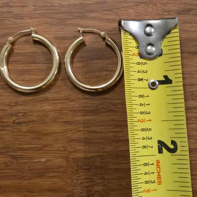 10k Gold Hoop Earrings