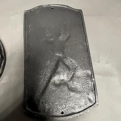 Cast Iron Fireman Plaques