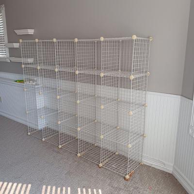 WIRE CUBE STORAGE ORGANIZER
