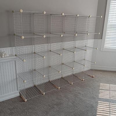 WIRE CUBE STORAGE ORGANIZER