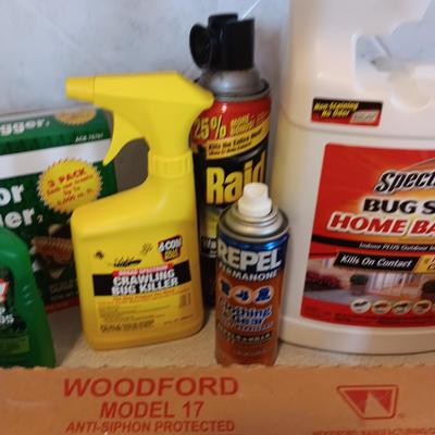 CHEMICALS FOR INSECT CONTROL & FREEZELESS WALL FAUCET
