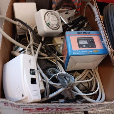 COMPUTER AND ELECTRONIC CORDS, TIMER AND MORE