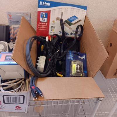 COMPUTER AND ELECTRONIC CORDS, TIMER AND MORE
