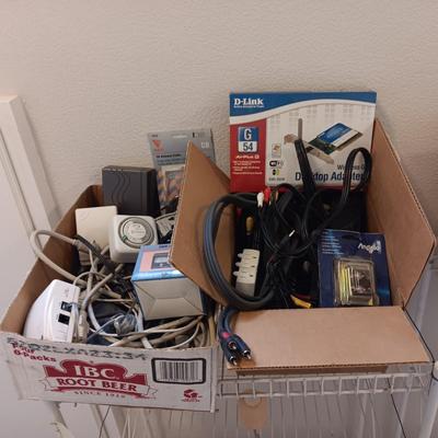 COMPUTER AND ELECTRONIC CORDS, TIMER AND MORE