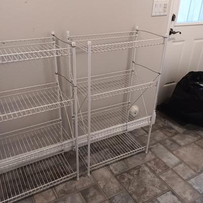 2 WIRE METAL SHELVES