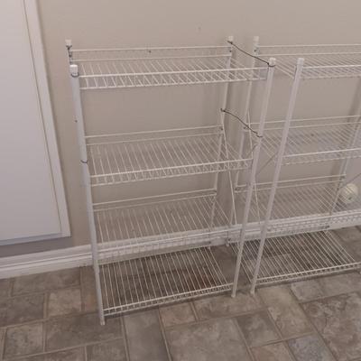 2 WIRE METAL SHELVES