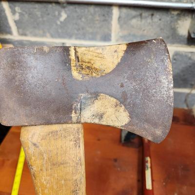2 Vintage Axes Hand Made Bingham's Best Brand BBB & Plumb