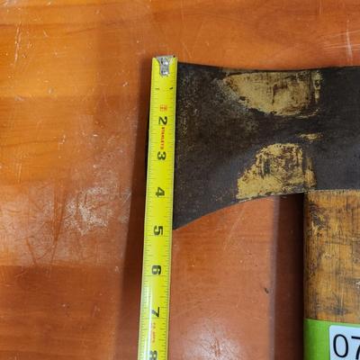 2 Vintage Axes Hand Made Bingham's Best Brand BBB & Plumb