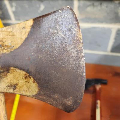 2 Vintage Axes Hand Made Bingham's Best Brand BBB & Plumb