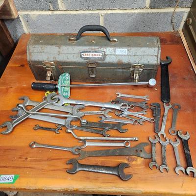 Craftsman Tool Box Loaded w Wrenches S-K Torque S-K Wayne Billings & Spencer