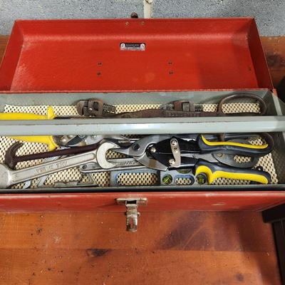 Kennedy 6 drawer Organizer & Tool Box KK-19 with Contents