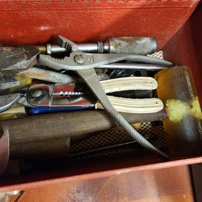 Kennedy 6 drawer Organizer & Tool Box KK-19 with Contents