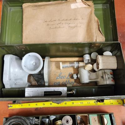 Vintage New Britain Tool Box W Contents Chicago Wheel & Mfg Co 1940 Catalogs