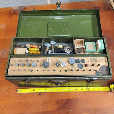 Vintage New Britain Tool Box W Contents Chicago Wheel & Mfg Co 1940 Catalogs
