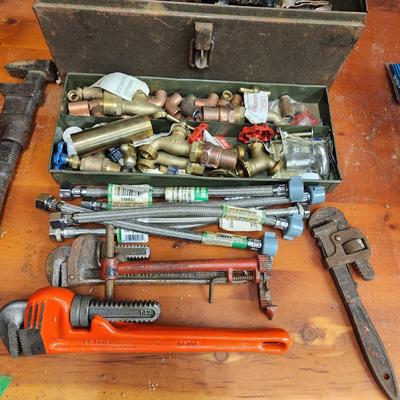 Tool Box Loaded with Plumbing tools