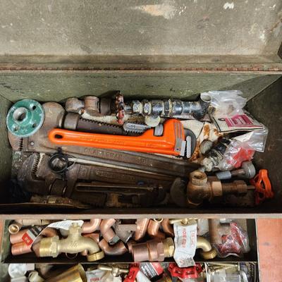 Tool Box Loaded with Plumbing tools