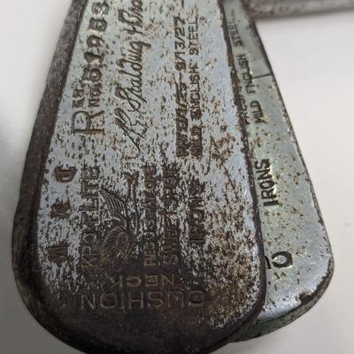 Vintage Wood Shaft Golf Clubs