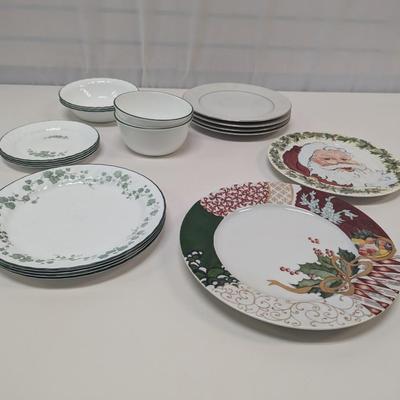 Assorted Dinnerware - Corelle, Porcelain China, Southwicke