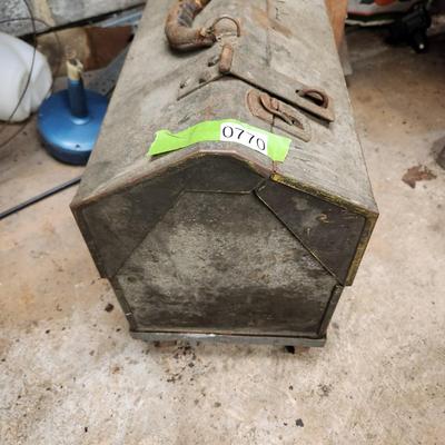 Vintage Tool Box on Casters Loaded Bonney Craftsman Plumb Stanley Billings and others