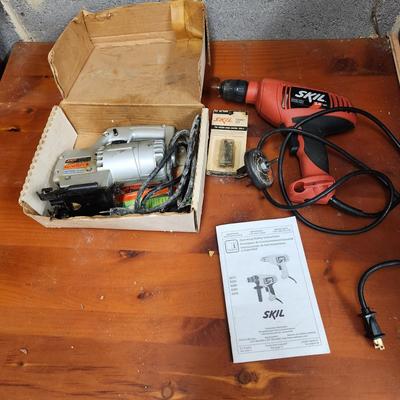 Skil Electric Drill 6260 & Deluxe Jig Saw 524