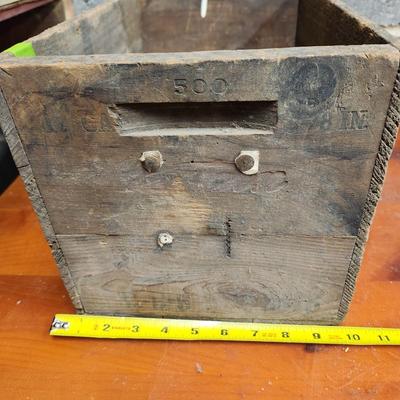 Western Ammo Wooden Crate Box 12Ga Ammunition