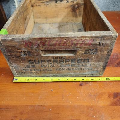 Winchester Small Arms Ammo Box Crate .32 Superspeed Soft point