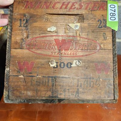 Winchester Wooden Ammo Box 12 Ga