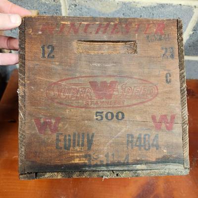 Winchester Wooden Ammo Box 12 Ga