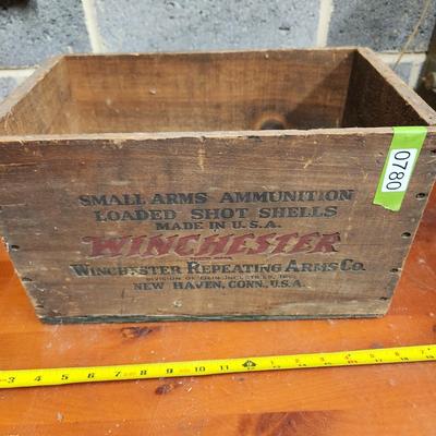 Winchester Wooden Ammo Box 12 Ga