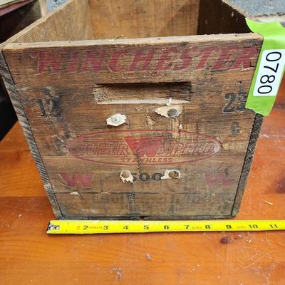 Winchester Wooden Ammo Box 12 Ga